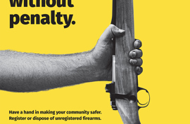 Unregistered Firearm? Hand it in now to avoid penalty